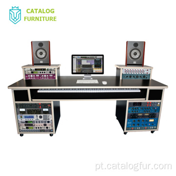 Suporte para instrumentos musicais de madeira, teclado, mesa, monitor para estúdio de áudio